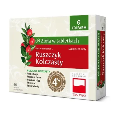 RUSZCZYK KOLCZASTY 60 tabletek