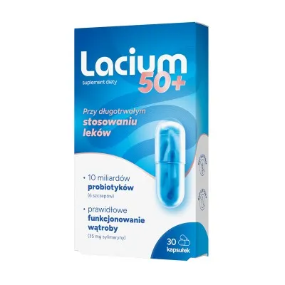 LACIUM 50+ 30 kapsułek