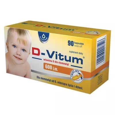 D-VITUM 600 j.m. 90 kapsułek