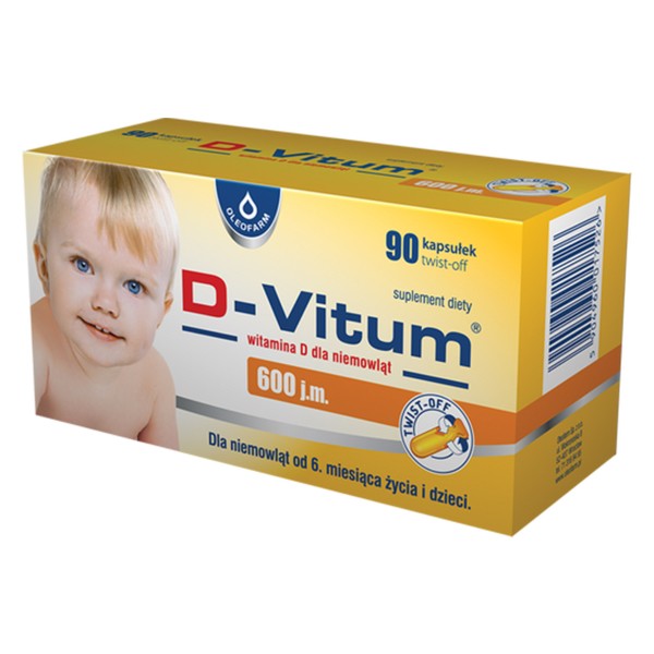 D-VITUM 600 j.m. 90 kapsułek