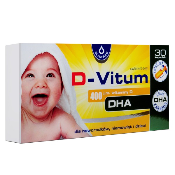 D-VITUM 400 j.m. DHA 30 kapsułek