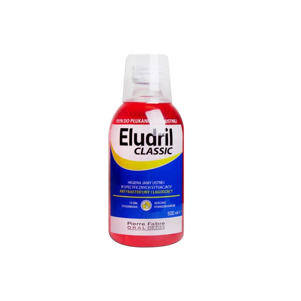 ELUDRIL CLASSIC 500 ml płyn do płukania jamy ustnej