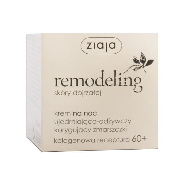 ZIAJA REMODELING KREM NA NOC UJĘDRNIAJĄCO-ODŻYWCZY KORYGUJĄCY ZMARSZCZKI 50 ml