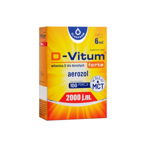 D-VITUM FORTE 2000 j.m. 6 ml aerozol