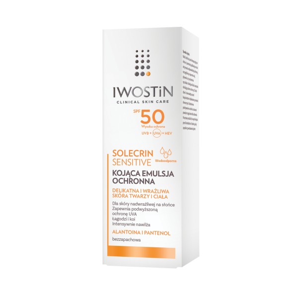 IWOSTIN SOLECRIN SENSITIVE EMULSJA OCHRONNA SPF 50 100 ml