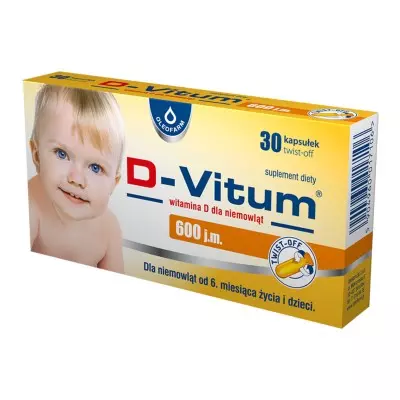 D-VITUM 600 j.m. 30 kapsułek
