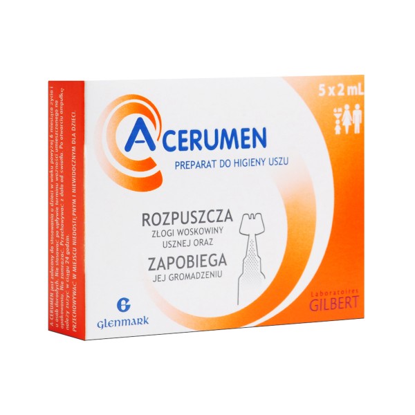 A-CERUMEN KROPLE DO USZU 5 x 2 ml