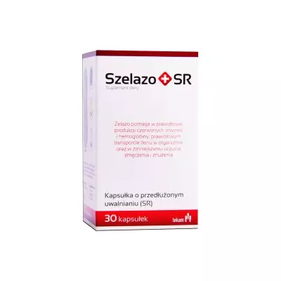 SZELAZO + SR 30 kapsułek