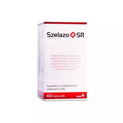 SZELAZO + SR 60 kapsułek