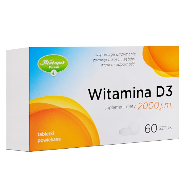 WITAMINA D3 2000 j.m. 60 tabletek