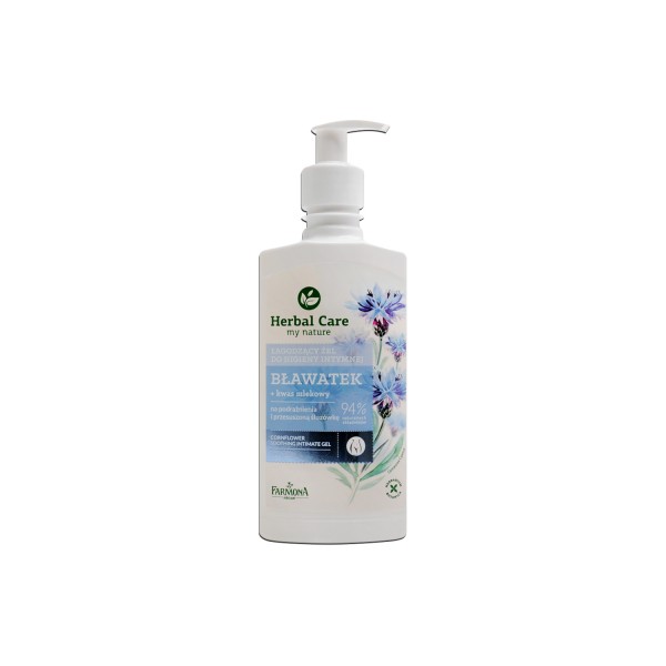 HERBAL CARE ŁAGODZĄCY ŻEL DO HIGIENY INTYMNEJ BŁAWATEK 330 ml