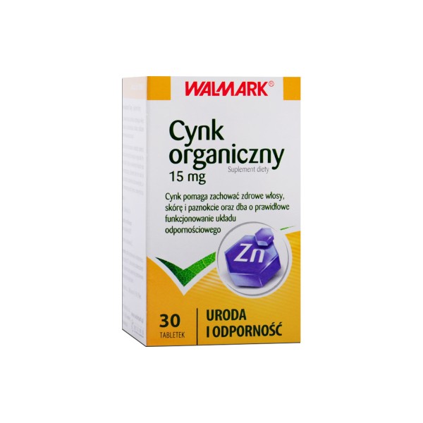 CYNK ORGANICZNY 15 mg 30 tabletek