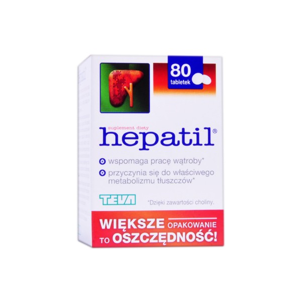 HEPATIL 80 tabletek