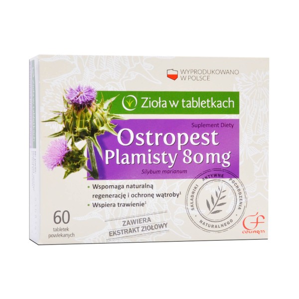 OSTROPEST PLAMISTY 80 mg 60 tabletek