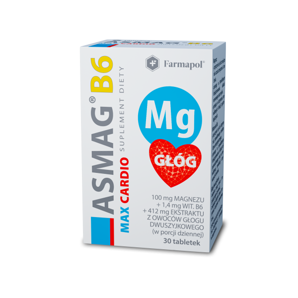 ASMAG B6 MAX CARDIO  30 tabletek