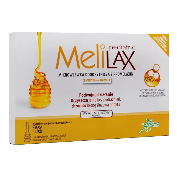 MELILAX PEDIATRIC 6 mikrowlewek