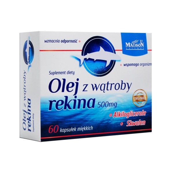 OLEJ Z WĄTROBY REKINA 60 kapsułek