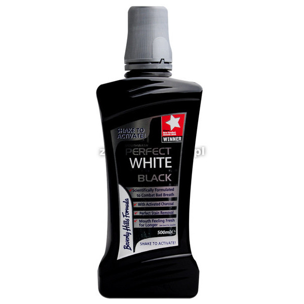 PERFECT WHITE BLACK PŁYN DO PŁUKANIA JAMY USTNEJ 500 ml