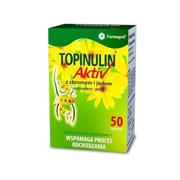 TOPINULIN AKTIV Z CHROMEM I JODEM 50 tabletek