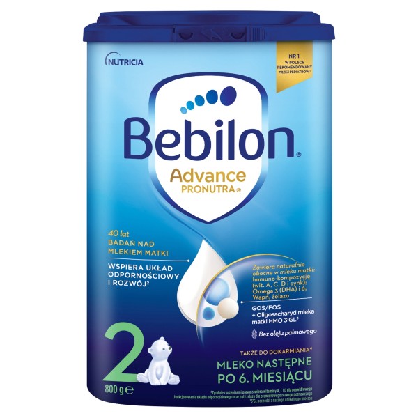 BEBILON 2 PRONUTRA-ADVANCE MLEKO NASTĘPNE 800 g