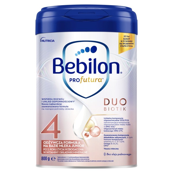 BEBILON PROFUTURA: DUO BIOTIK 4 MLEKO NASTĘPNE 800 g