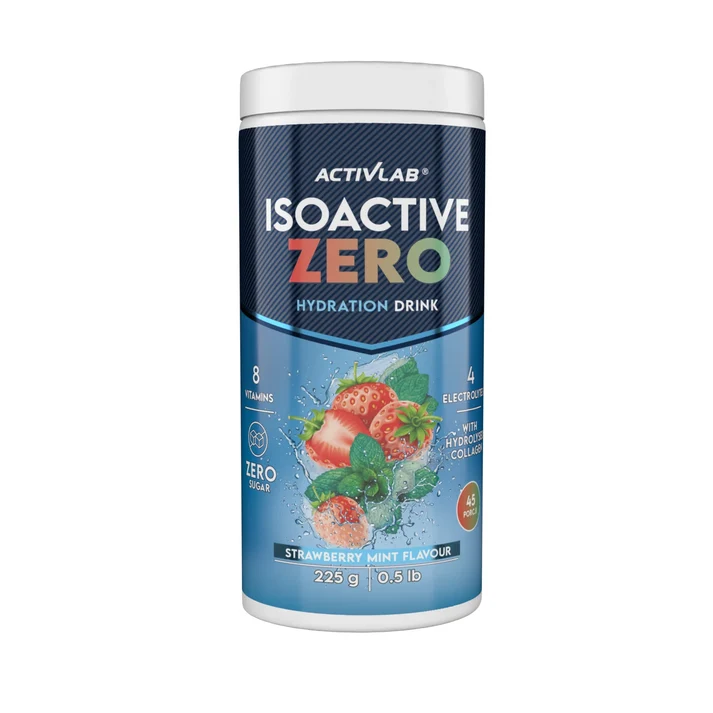 Isoactive Zero - truskawka - mięta x 225 g