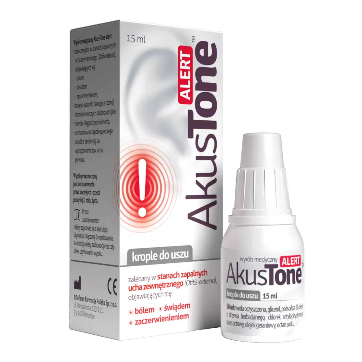AKUSTONE ALERT KROPLE DO USZU 15 ml