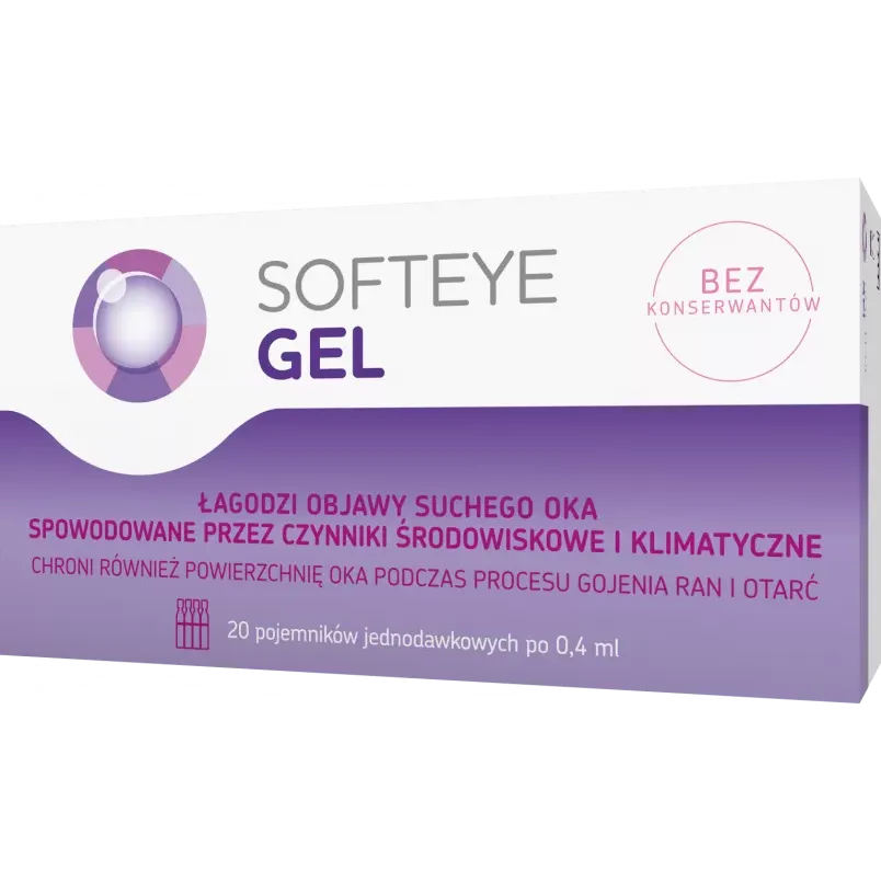 SOFTEYE GEL 20 pojemników po 0,4 ml żelu
