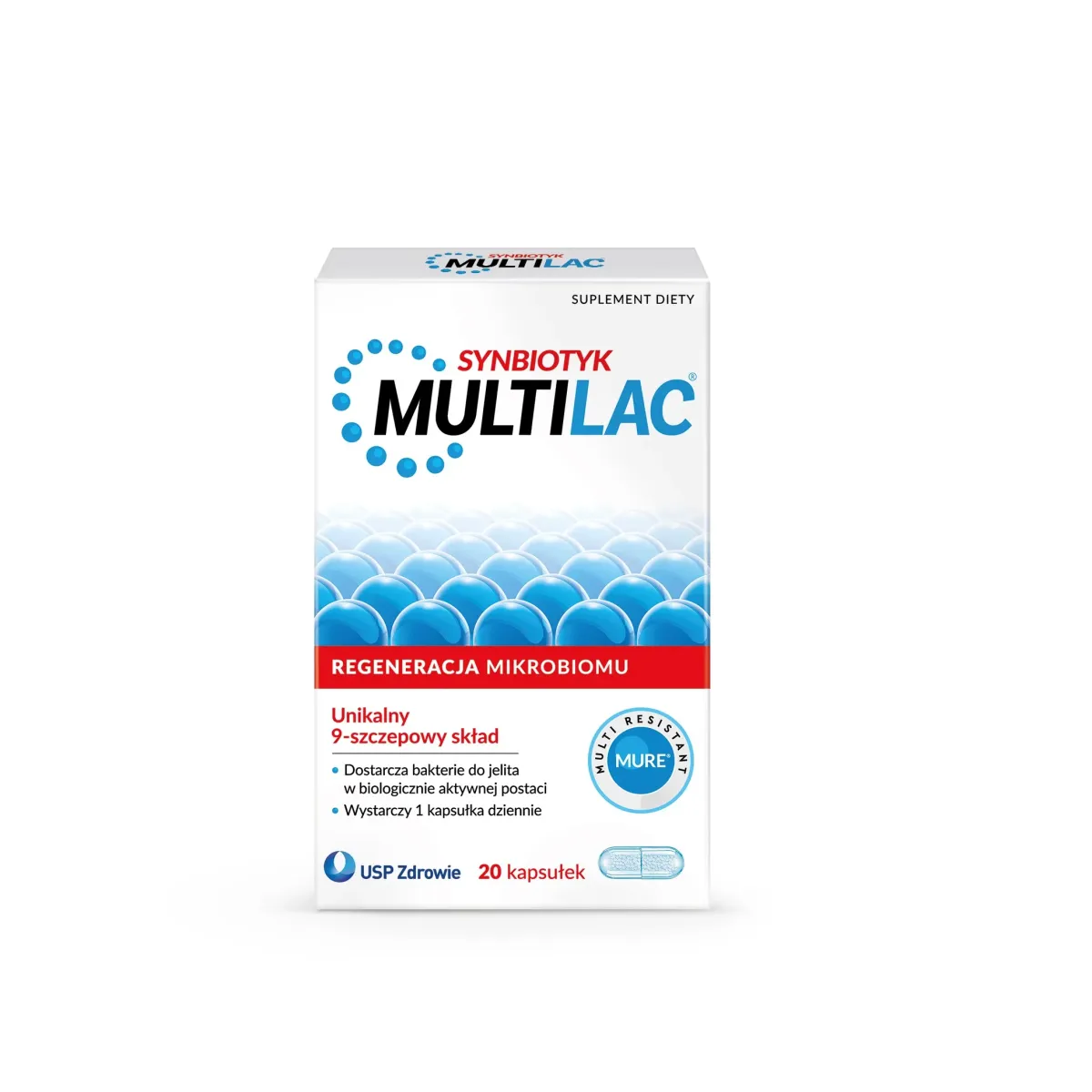 MULTILAC 20 kapsułek