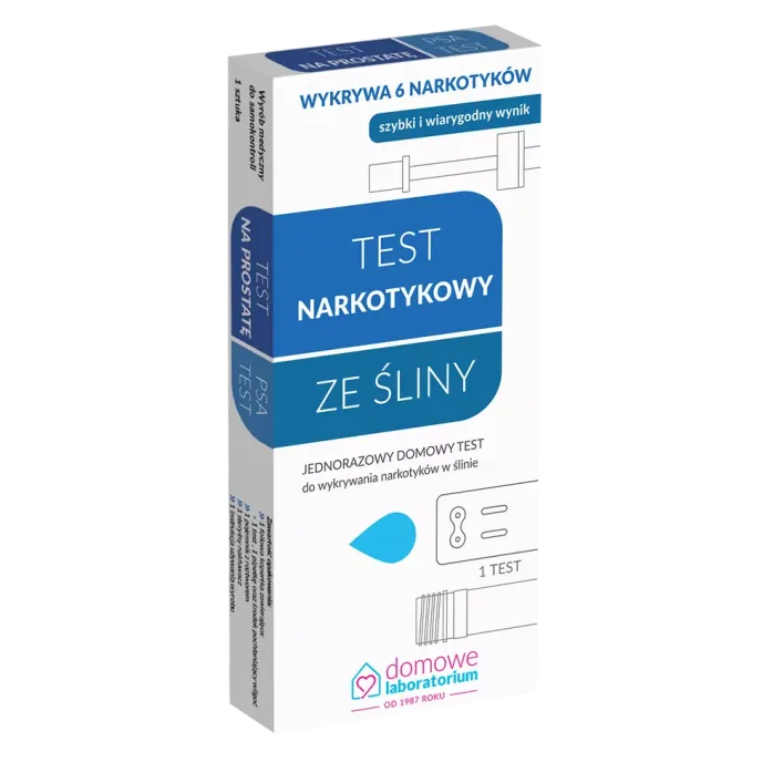 TEST NARKOTYKOWY ZE ŚLINY 1 sztuka
