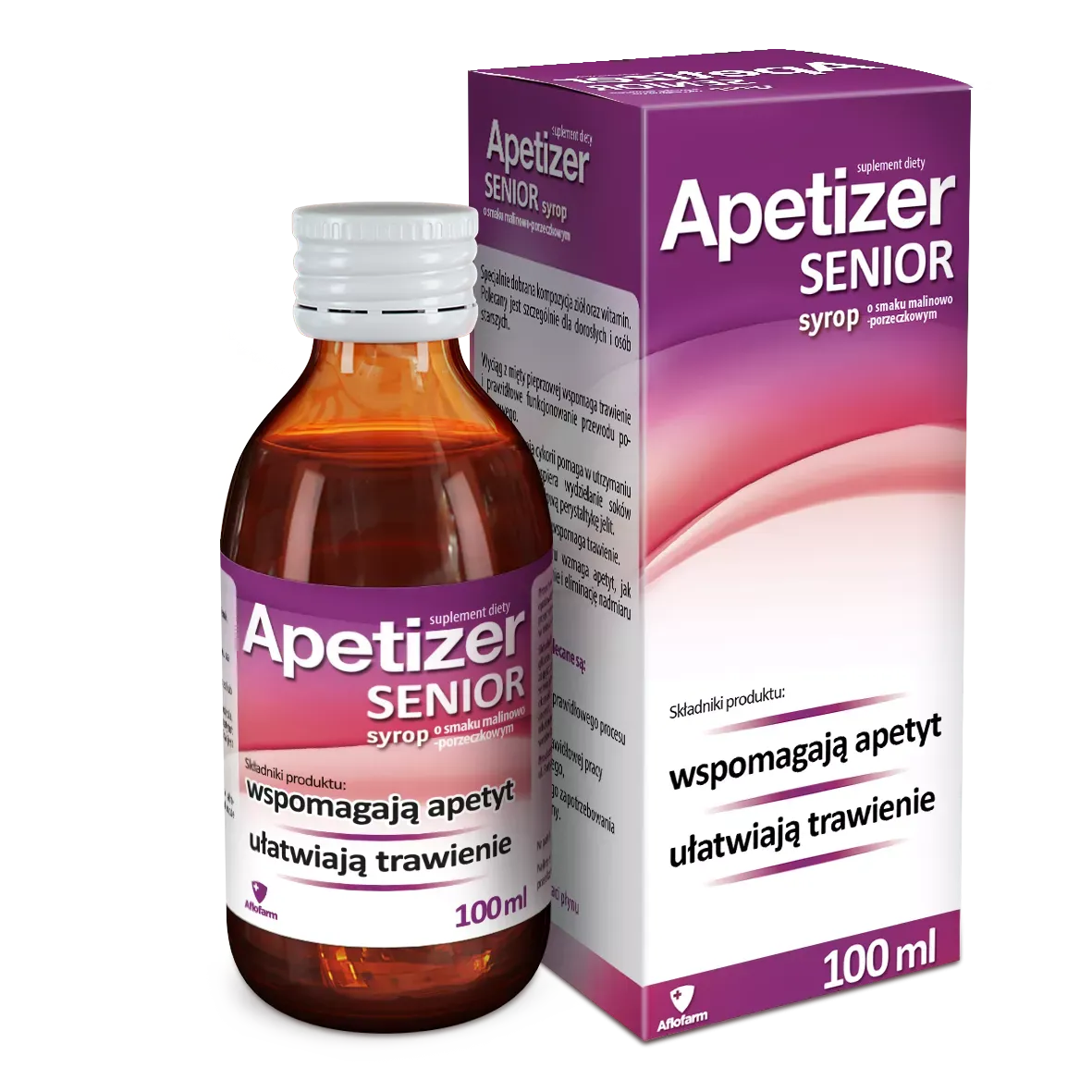 APETIZER SENIOR 100 ml smak malinowo-porzeczkowy