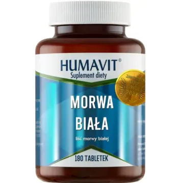 HUMAVIT MORWA BIAŁA 180 tabletek