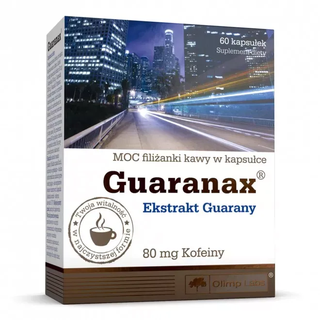 GUARANAX -EKSTRAKT GUARANY 60 kapsułek