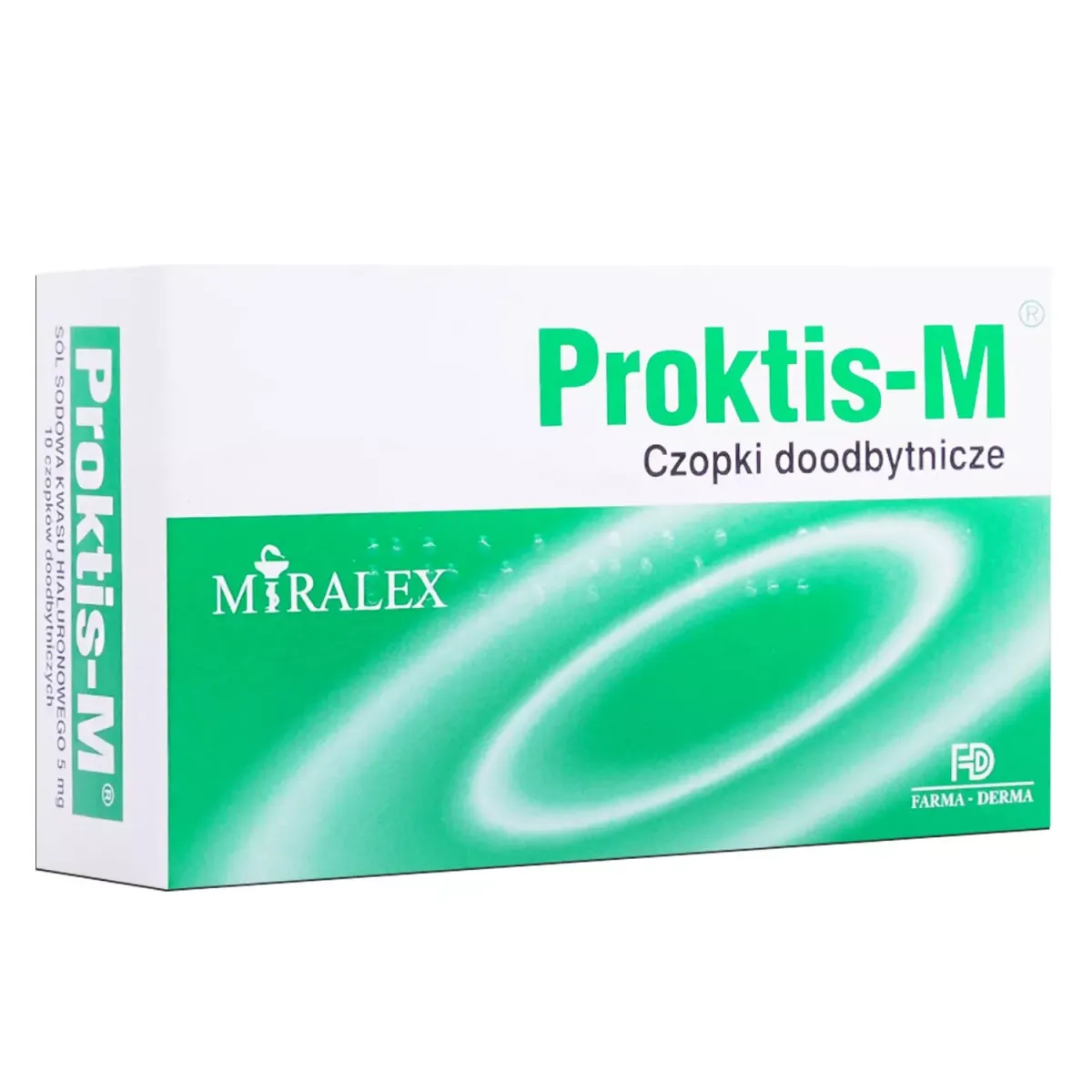 PROKTIS-M CZOPKI DOODBYTNICZE 10 czopków