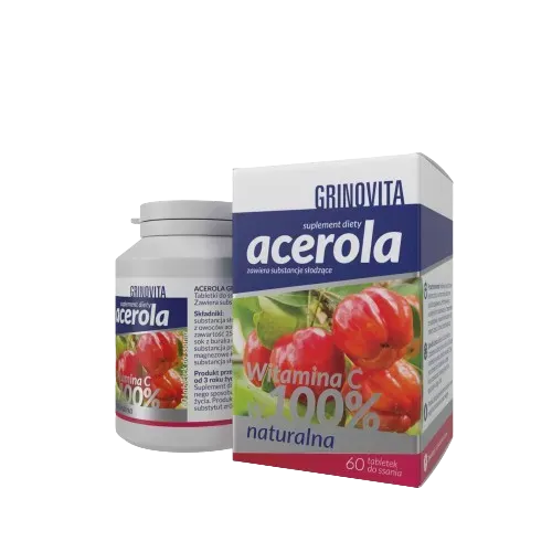 ACEROLA GRINOVITA: 60 tabletek do ssania