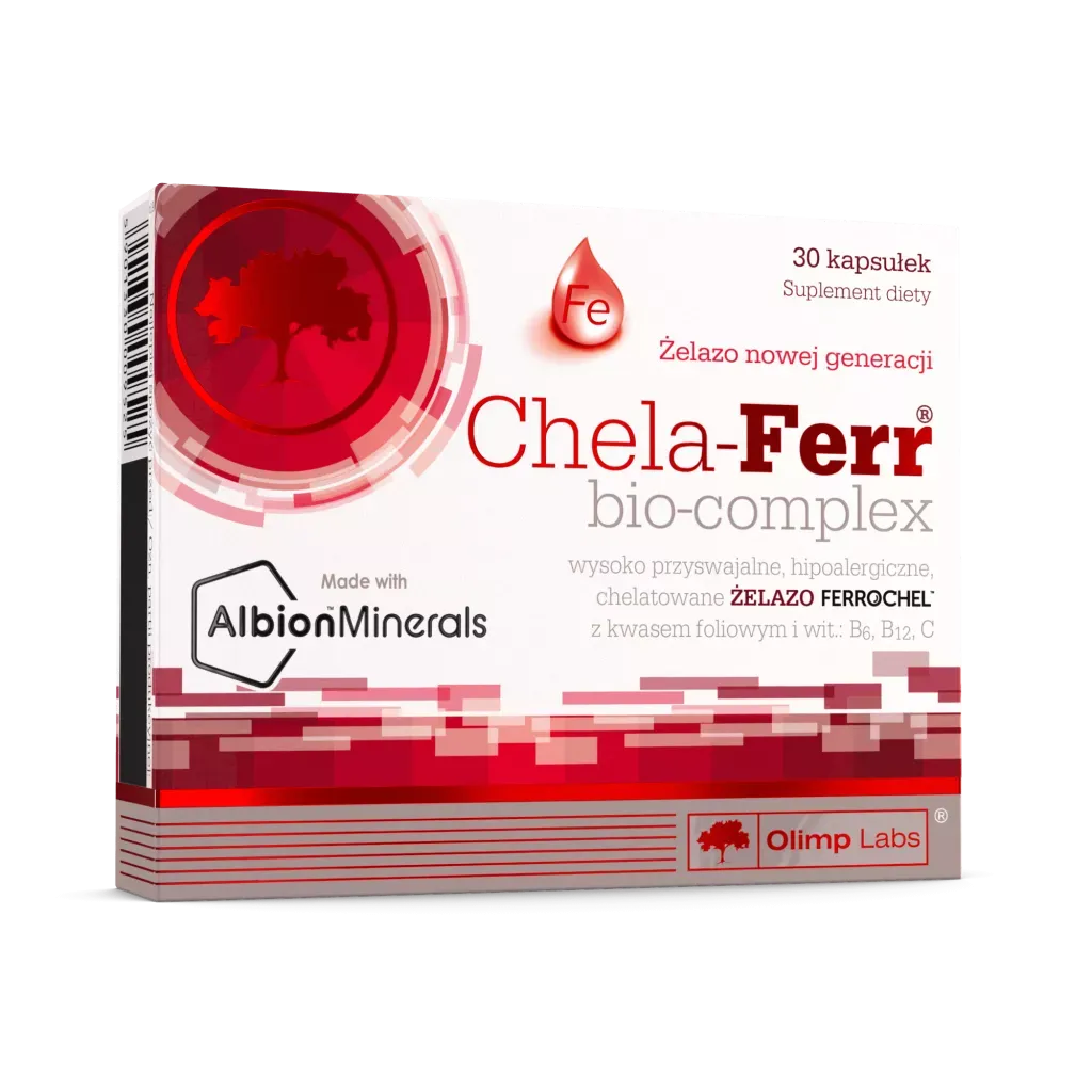 CHELA-FERR BIO COMPLEX: 30 kapsułek