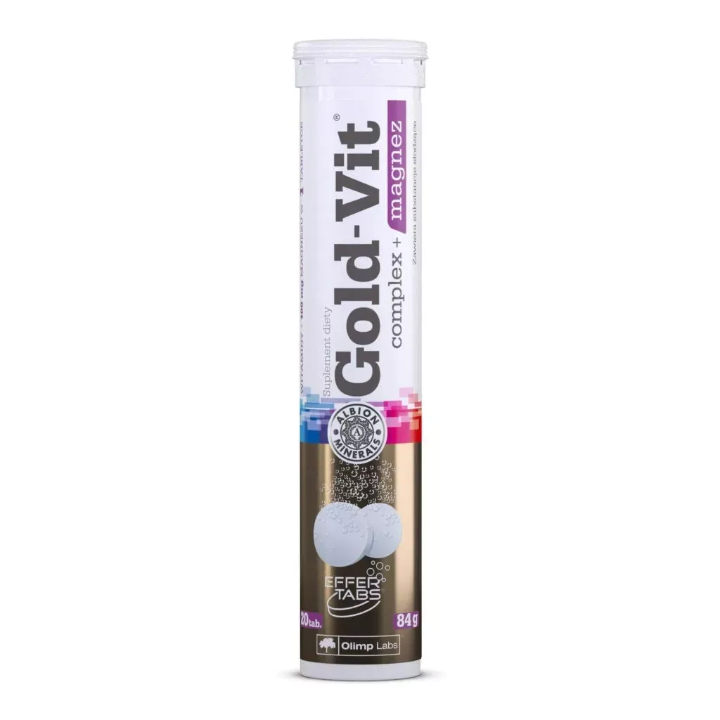 GOLD-VIT COMPLEX + MAGNEZ: 20 tabletek musujących
