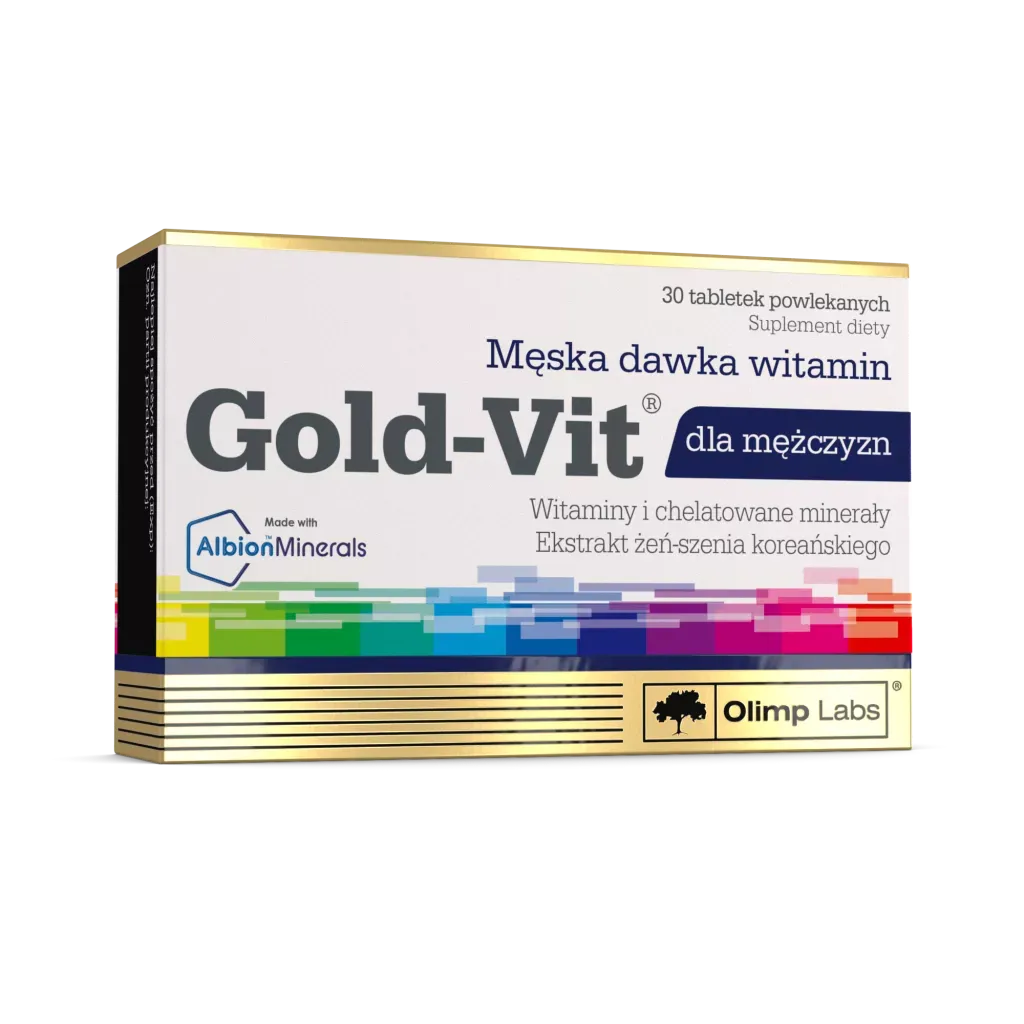 GOLD-VIT DLA MĘŻCZYZN: 30 tabletek