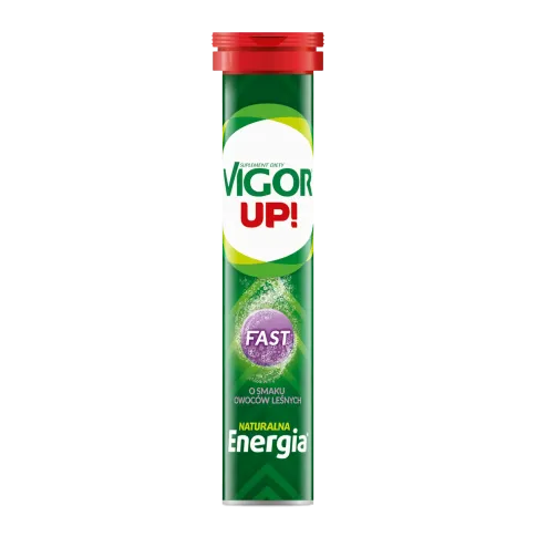 VIGOR UP! FAST SMAK OWOCÓW LEŚNYCH 20 tabletek musujących