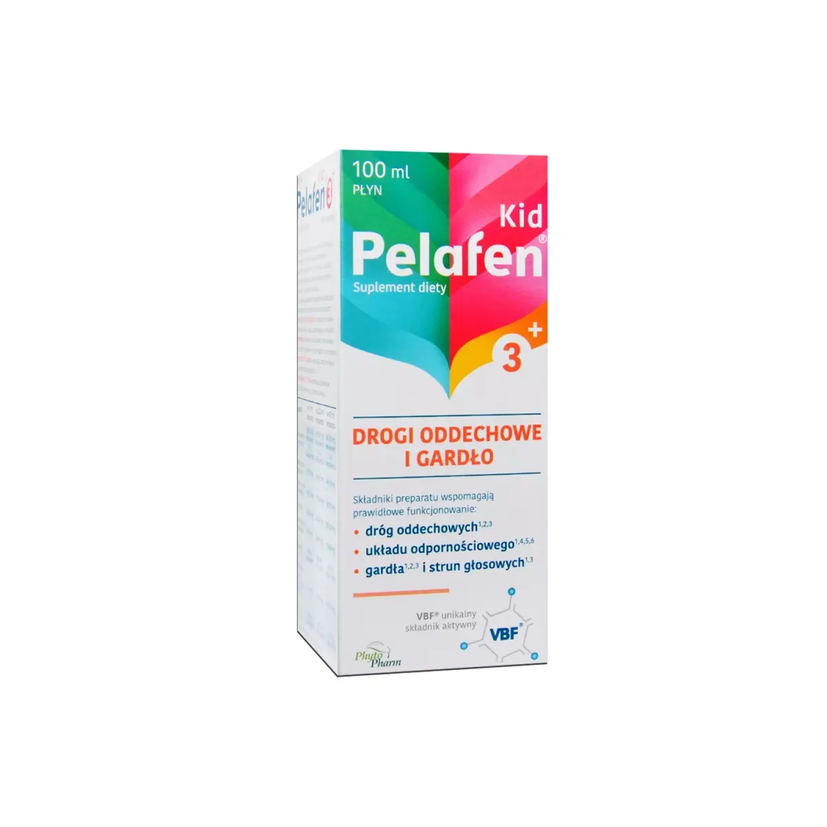 PELAFEN KID 3+ DROGI ODDECHOWE I GARDŁO 100 ml płyn
