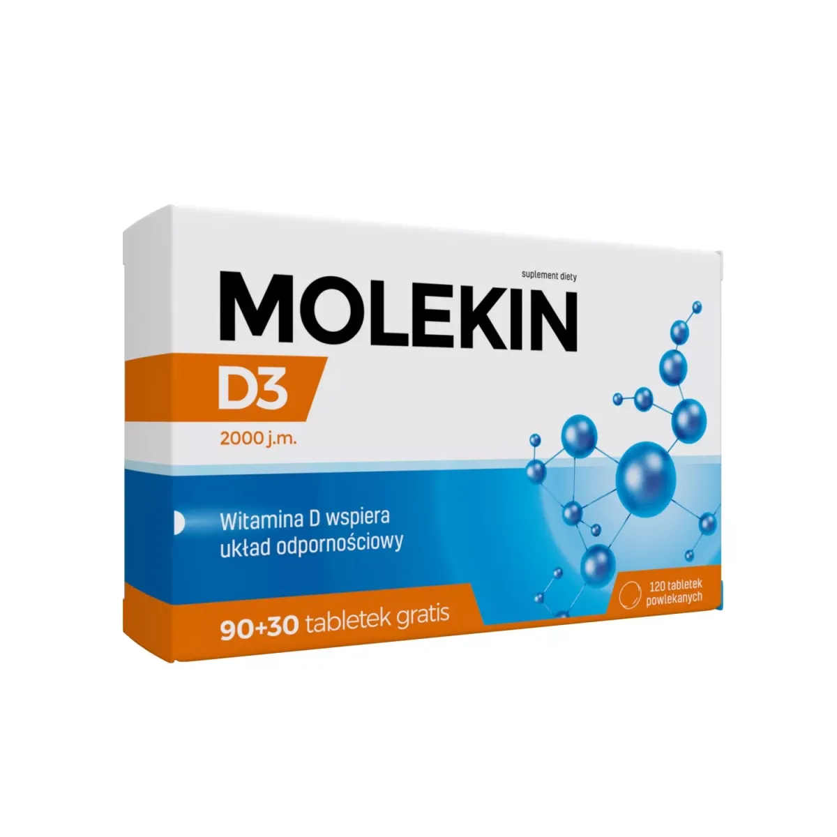 MOLEKIN D3 2000 j.m. 120 tabletek