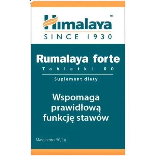 HIMALAYA Rumalaya Forte wspomagająco przy bólach: stawów 60 szt.