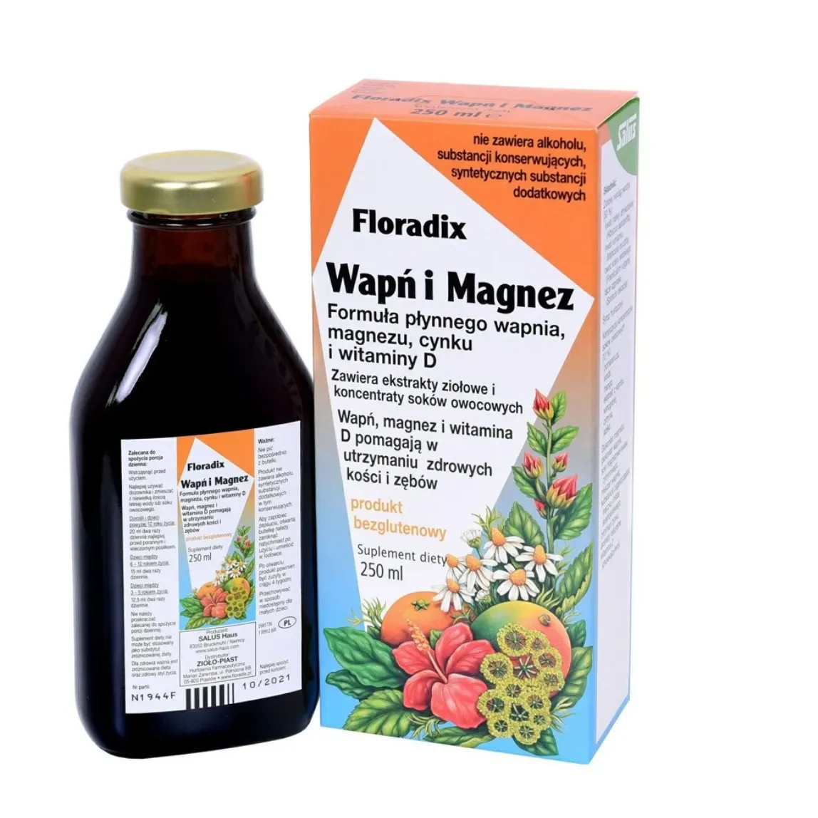 FLORADIX WAPŃ I MAGNEZ 250 ml płyn
