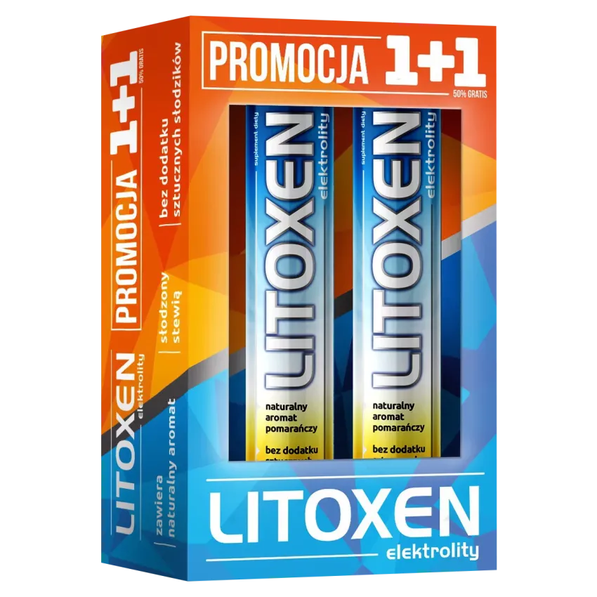 LITOXEN ZESTAW 1+1: 2x20 tabletki musujące