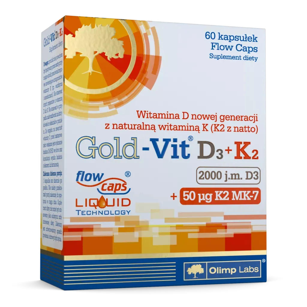 GOLD-VIT D3+K2 2000 j.m.: 60 kapsułek