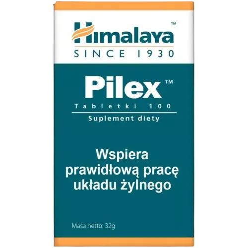 HIMALAYA Pilex wspomaga prawidłowe funkcjonowanie układu żylnego 100 szt.
