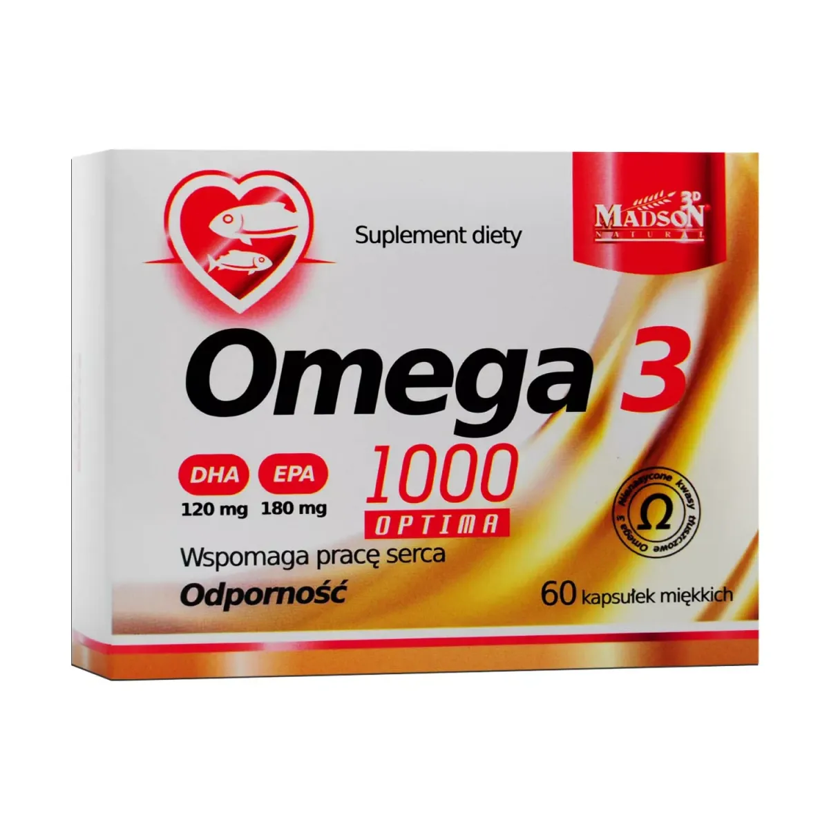 OMEGA 3 1000 OPTIMA 60 kapsułek