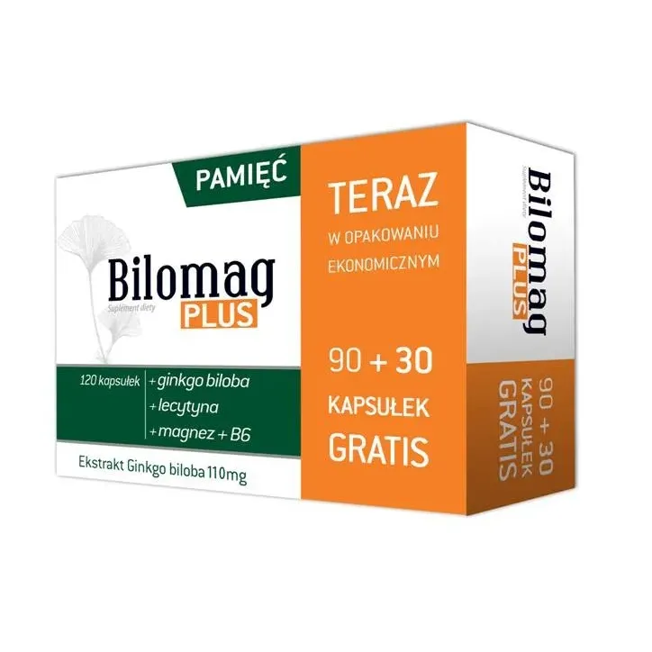 BILOMAG PLUS 120 kapsułek