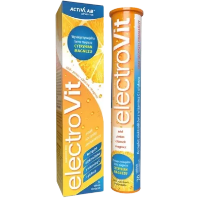 ELECTROVIT SMAK POMARAŃCZOWY 20 tabletek musujących