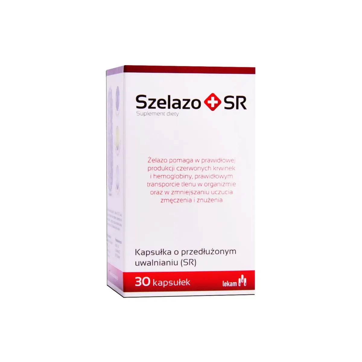 SZELAZO + SR 30 kapsułek